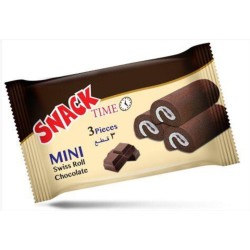 Snack Time Swiss Chocolate Mini Rolls 60 g x3