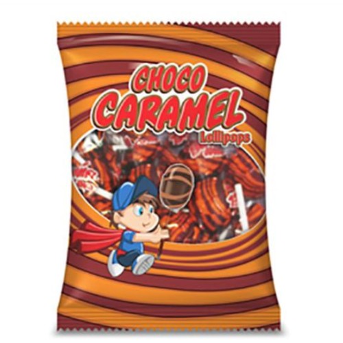 Excel Choco Caramel Lollipop 768 g x48